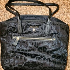 Michael Kors Black Leopard Print Handbag